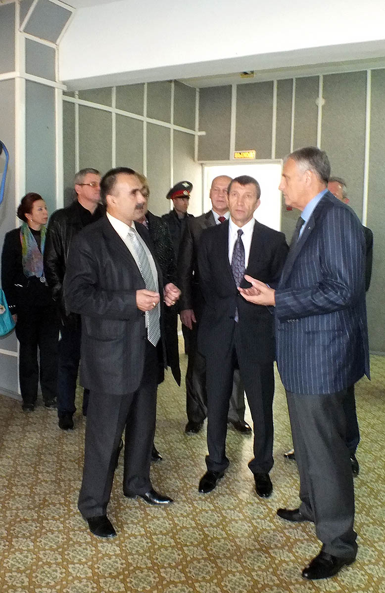6 октября Некрасовку посетил Губернатор Сахалинской области Александр Хорошавин